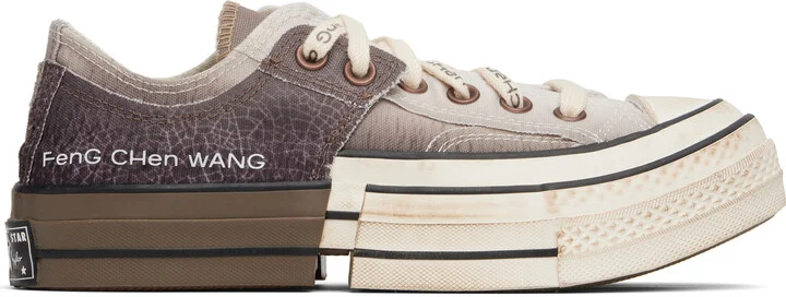 Feng Chen Wang Brown Converse Edition 2-in-1 Chuck 70 Sneakers