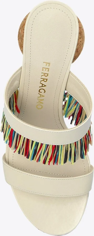 Fer 75 Spherical Heel Fringed Sandals - Image 3
