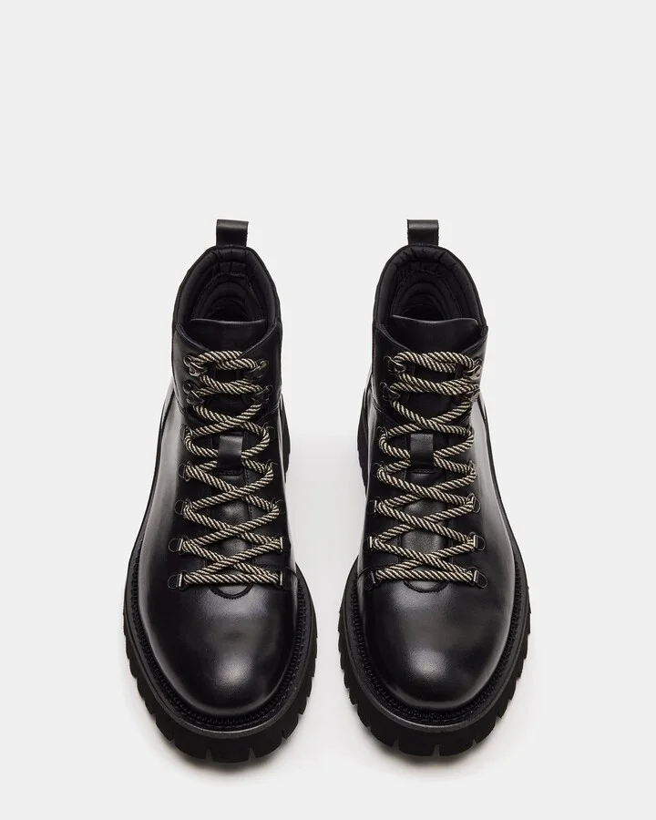 Fergus Black Leather - Image 4