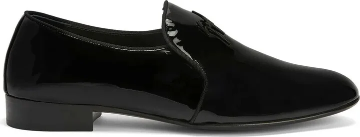 Fergus high-shine loafers