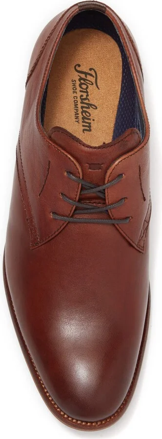 Fermo Plain Toe Leather Derby - Image 4