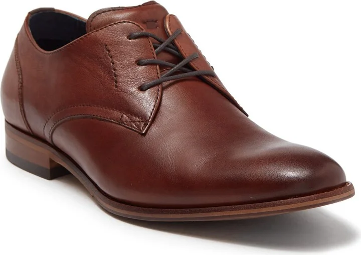 Fermo Plain Toe Leather Derby
