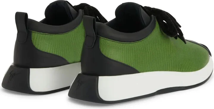Ferox panelled leather sneakers - Image 3