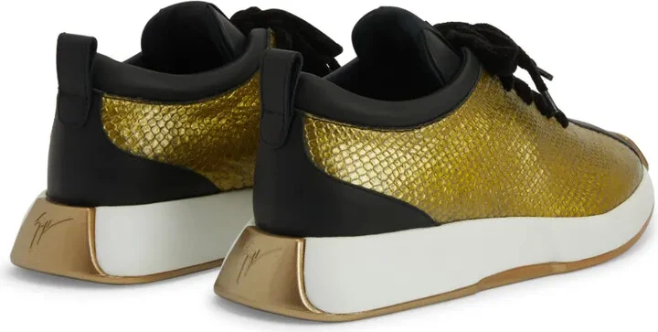 Ferox snakeskin-effect panelled sneakers - Image 3