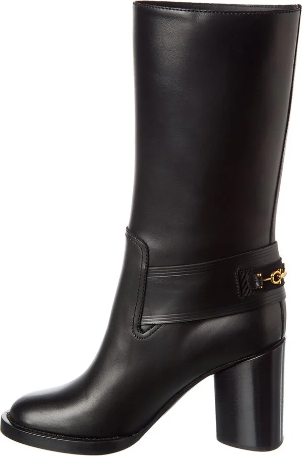 Ferragamo Alan 85 Leather Boot - Image 2