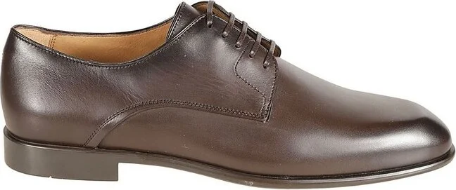 Ferragamo Almond-Toe Derby Shoes