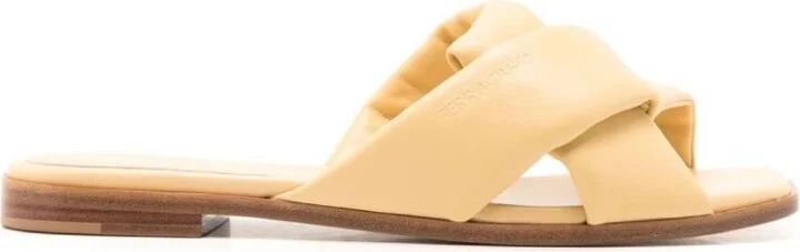 Ferragamo Alrai Knott Strap Nappa Slides