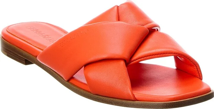 Ferragamo Alrai Leather Sandal
