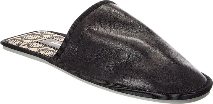 Ferragamo Anchelo Leather Slipper