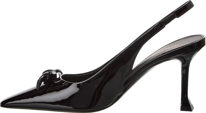 Ferragamo Arlene Bow Patent Slingback Pump - Image 2