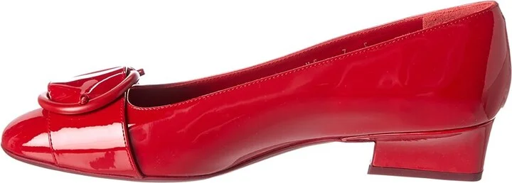 Ferragamo Bessie Patent Pump - Image 2