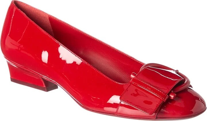Ferragamo Bessie Patent Pump