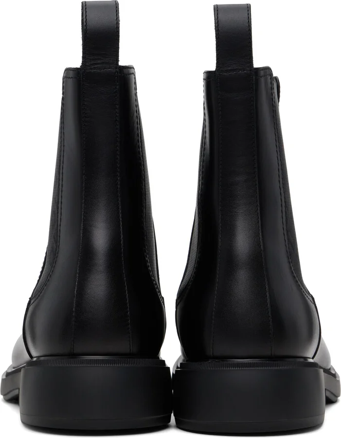 Ferragamo Black Beat Camden Chelsea Boots - Image 2