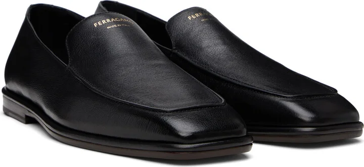 Ferragamo Black Calfskin Loafers - Image 4