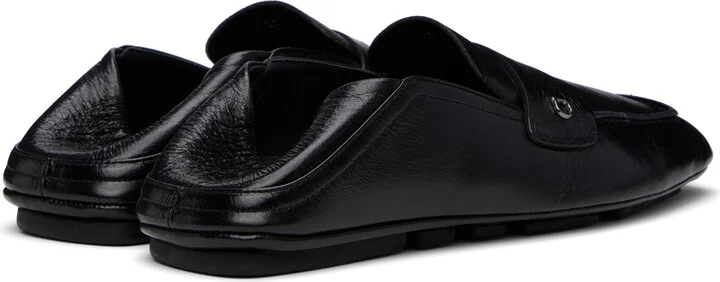 Ferragamo Black Calfskin Loafers - Image 5