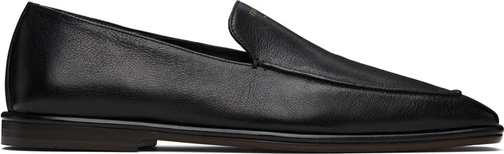 Ferragamo Black Calfskin Loafers