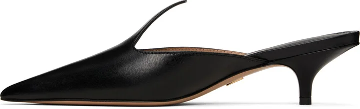 Ferragamo Black Dorye New Flame Sling Mules - Image 3