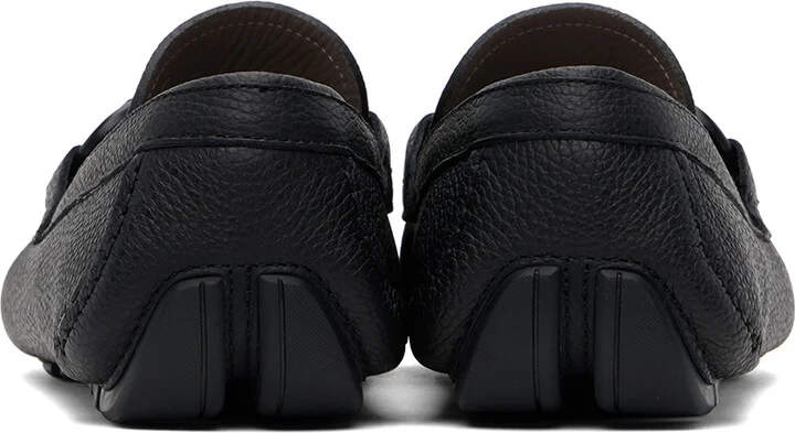 Ferragamo Black Driver Loafers - Image 2