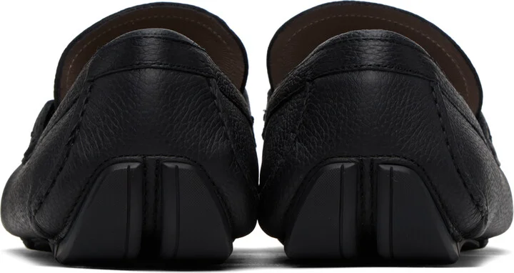 Ferragamo Black Driver Loafers - Image 2
