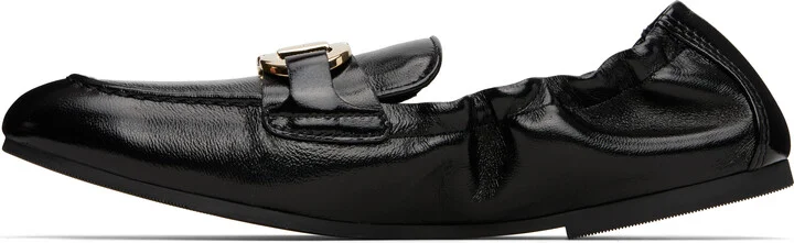 Ferragamo Black Elasticated Loafers - Image 3