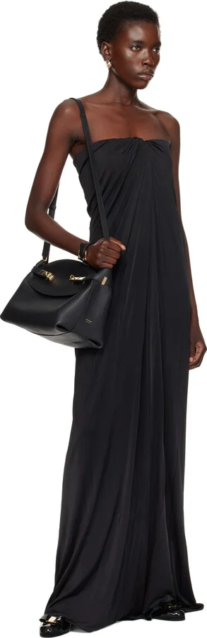 Ferragamo Black Fara Heels - Image 5