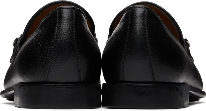 Ferragamo Black Gancini Ornament Loafers - Image 2