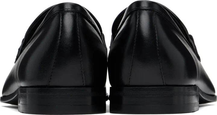 Ferragamo Black Gancini Ornament Loafers - Image 2