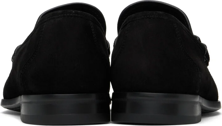 Ferragamo Black Gancini Ornament Loafers - Image 2