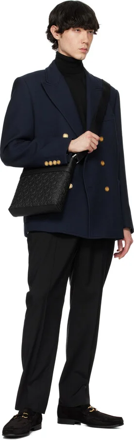 Ferragamo Black Gancini Ornament Loafers - Image 5