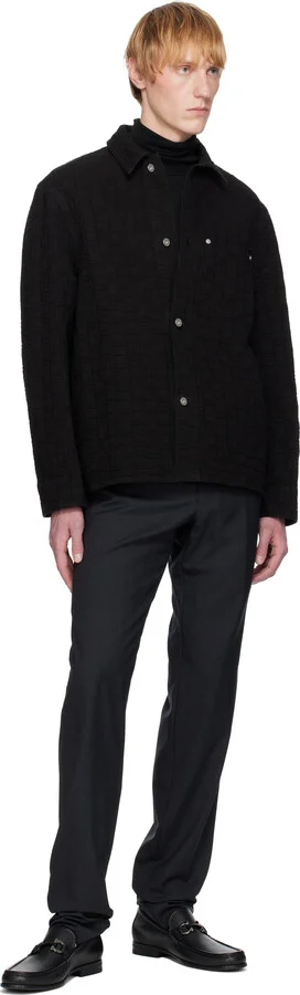 Ferragamo Black Gancini Ornament Loafers - Image 5