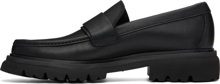 Ferragamo Black Gancini Ornament Loafers - Image 3