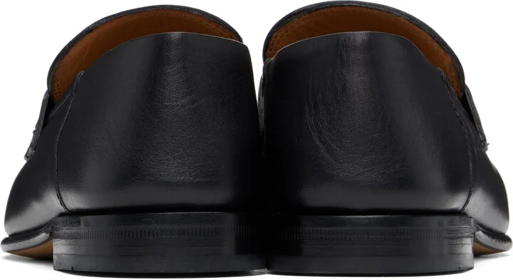 Ferragamo Black Gancini Ornament Mule Loafers - Image 2