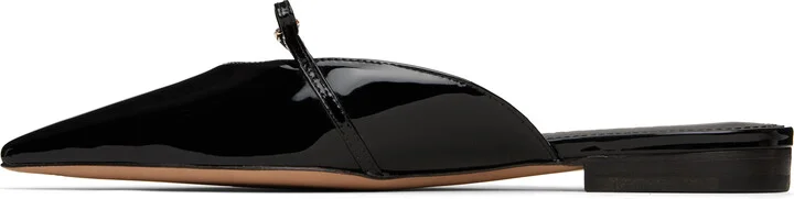 Ferragamo Black Giulye Mini Bow Slippers - Image 3