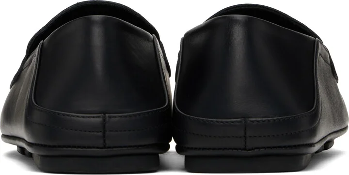 Ferragamo Black Hybrid Gancini Ornament Loafers - Image 2