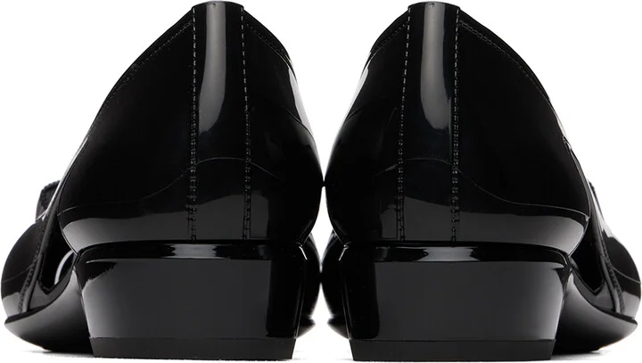 Ferragamo Black Jelly Ballerina Flats - Image 2