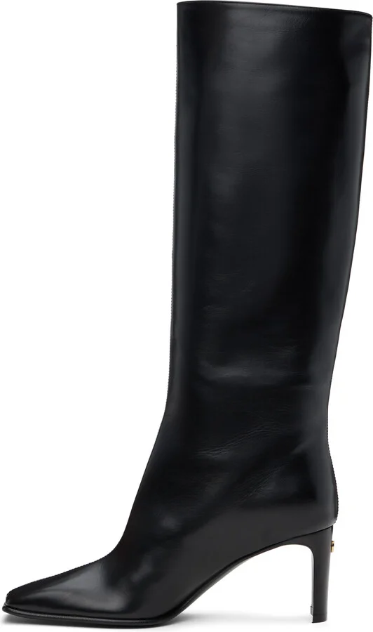 Ferragamo Black Knee High Boots - Image 3