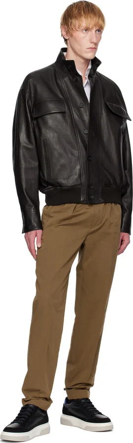 Ferragamo Black Low Cut Gancini Outline Sneakers - Image 5