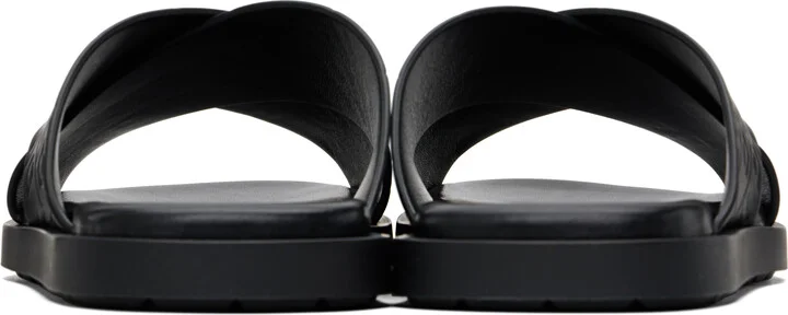 Ferragamo Black Monogram Sandals - Image 2