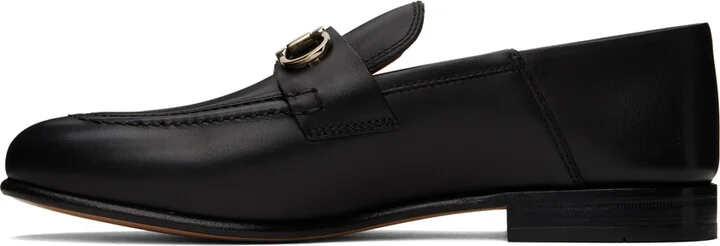 Ferragamo Black Ottone Loafers - Image 3