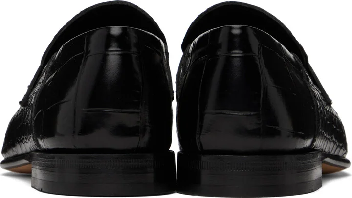 Ferragamo Black Ottone Loafers - Image 2