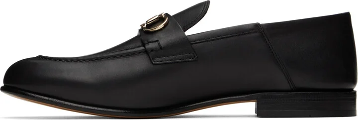 Ferragamo Black Ottone Loafers - Image 3
