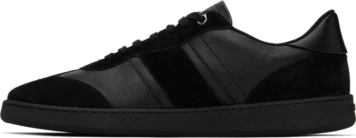 Ferragamo Black Paneled Sneakers - Image 3