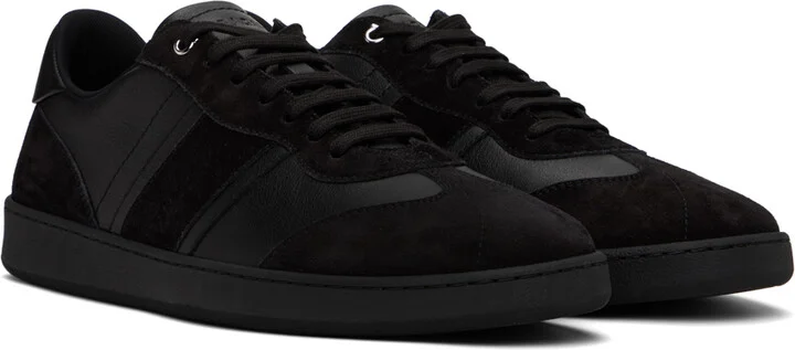 Ferragamo Black Paneled Sneakers - Image 4