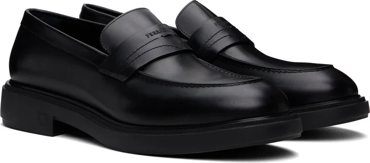 Ferragamo Black Penny Loafers - Image 4
