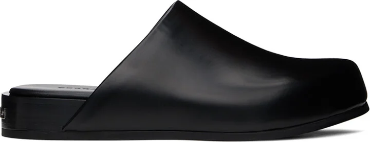 Ferragamo Black Plaque Loafers