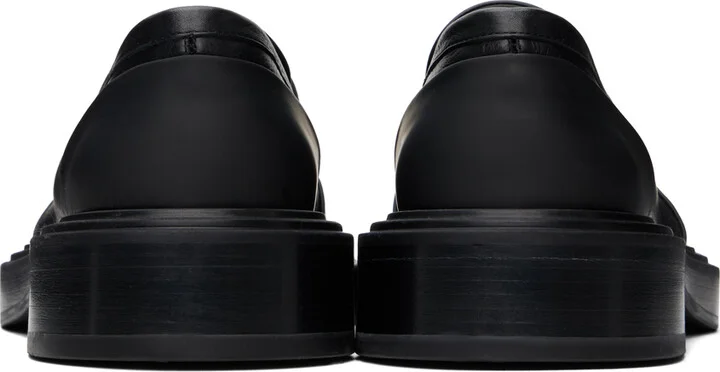 Ferragamo Black Rubber Details Loafers - Image 2