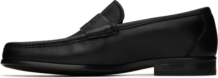 Ferragamo Black Signature Loafers - Image 3