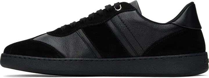Ferragamo Black Signature Low Sneakers - Image 3