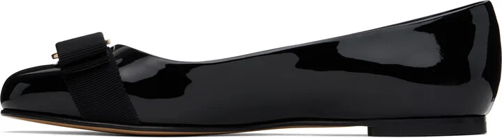 Ferragamo Black Varina Ballerina Flats - Image 3