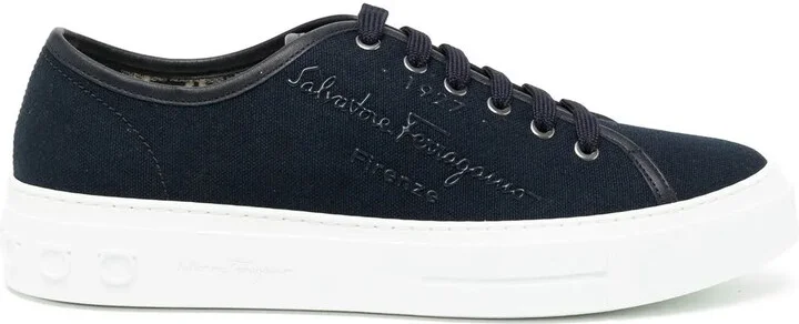Ferragamo Borg Logo-Print Sneakers